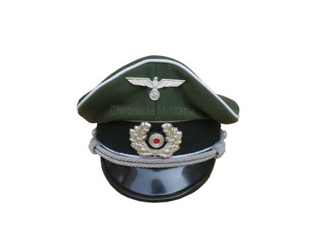 Heer Officer gabardine visor cap